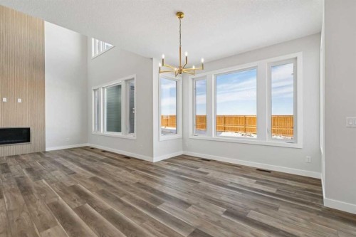 420 Bridgeport Glen, Chestermere, AB - Indoor With Fireplace