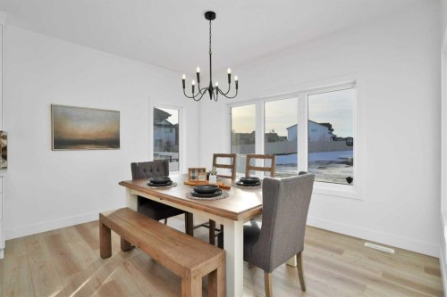 244 Emerald Drive, Red Deer, AB - Indoor Photo Showing Dining Room