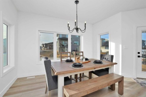 244 Emerald Drive, Red Deer, AB - Indoor Photo Showing Dining Room
