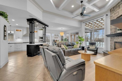 30 Law Close, Red Deer, AB - Indoor Photo Showing Other Room With Fireplace