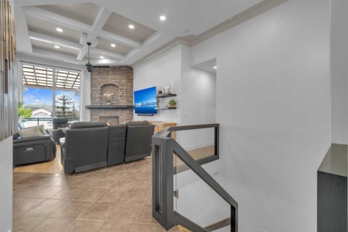 30 Law Close, Red Deer, AB - Indoor With Fireplace