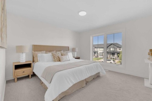 107 Hampton Crescent, Sylvan Lake, AB - Indoor Photo Showing Bedroom
