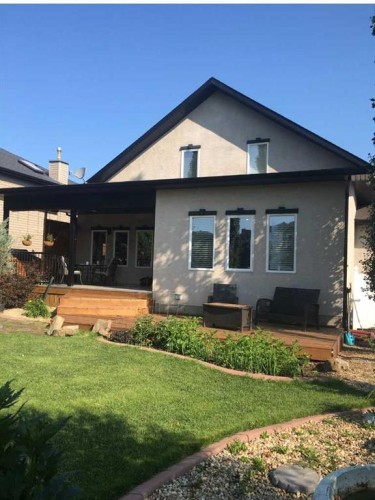 7 Laurel Road, Sylvan Lake, AB - Outdoor With Deck Patio Veranda