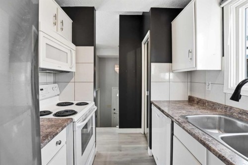 46 Duncan Crescent, Red Deer, AB - Indoor Photo Showing Kitchen With Double Sink
