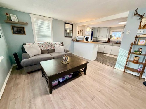 130 2 Avenue, Leslieville, AB - Indoor Photo Showing Living Room