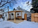 130 2 Avenue, Leslieville, AB  - Outdoor With Deck Patio Veranda 