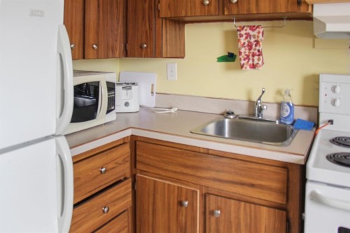 4840 49 Avenue, Irma, AB - Indoor Photo Showing Kitchen