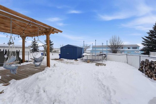 85 Silver Drive, Blackfalds, AB - Outdoor With Deck Patio Veranda