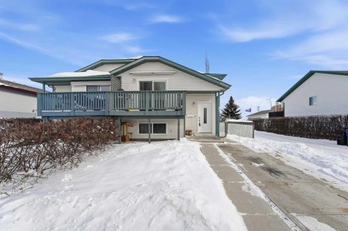 85 Silver Drive, Blackfalds, AB - Outdoor With Deck Patio Veranda