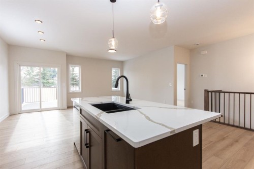 41 Terra Close, Red Deer, AB - Indoor Photo Showing Kitchen With Double Sink