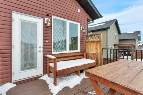 189 Van Slyke Way, Red Deer, AB - Outdoor With Deck Patio Veranda With Exterior