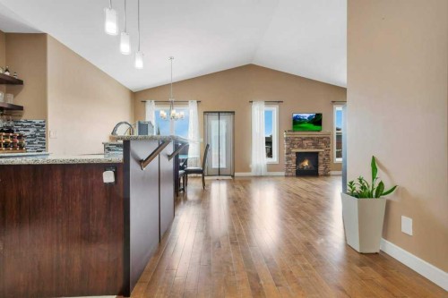 189 Van Slyke Way, Red Deer, AB - Indoor With Fireplace