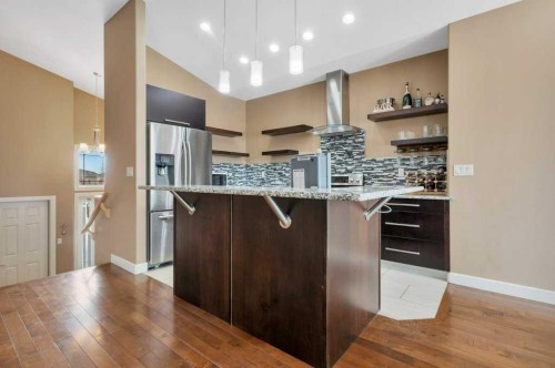 189 Van Slyke Way, Red Deer, AB - Indoor Photo Showing Kitchen With Upgraded Kitchen