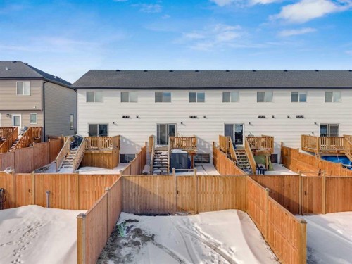 182 Ava Crescent, Blackfalds, AB - Outdoor With Deck Patio Veranda With Exterior