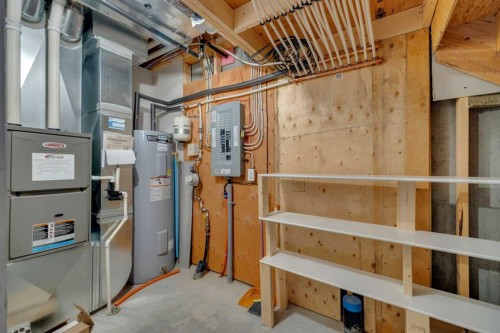 182 Ava Crescent, Blackfalds, AB - Indoor Photo Showing Basement