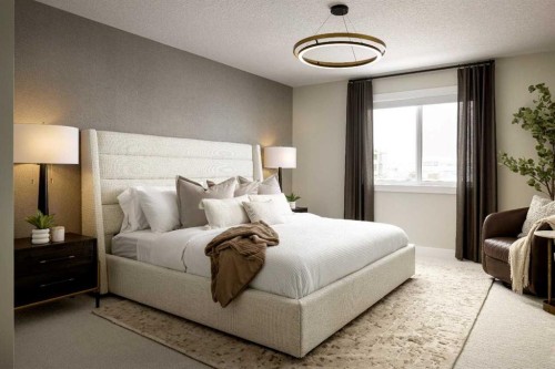 109 Belmont Path Sw, Calgary, AB - Indoor Photo Showing Bedroom