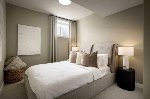 109 Belmont Path Sw, Calgary, AB - Indoor Photo Showing Bedroom