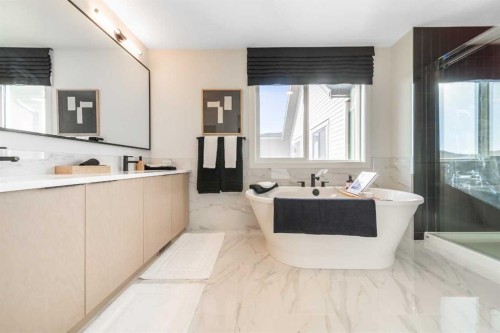 576 Buffaloberry Manor Se, Calgary, AB - Indoor Photo Showing Bathroom