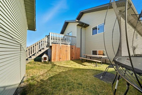 22 Mackenzie Ranch Way, Lacombe, AB - Outdoor With Deck Patio Veranda With Exterior