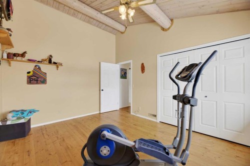 3-32460 Range Road 61, Rural Mountain View County, AB - Indoor Photo Showing Gym Room