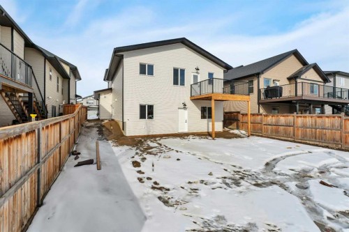 77 Maclean Close, Blackfalds, AB - Outdoor With Deck Patio Veranda With Exterior