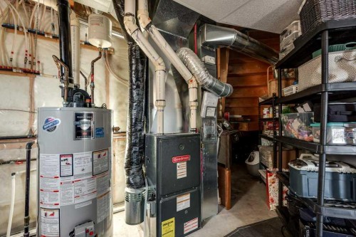 13 Heritage Drive, Penhold, AB - Indoor Photo Showing Basement