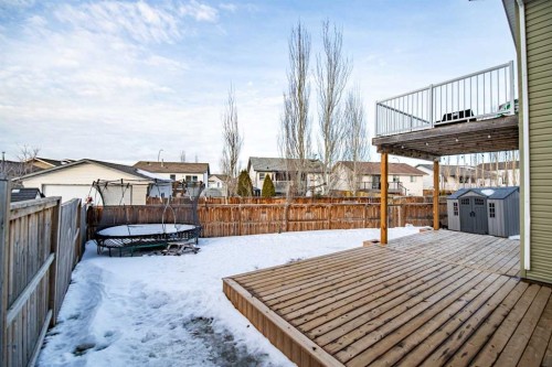 53 Portway Close, Blackfalds, AB - Outdoor With Deck Patio Veranda With Exterior