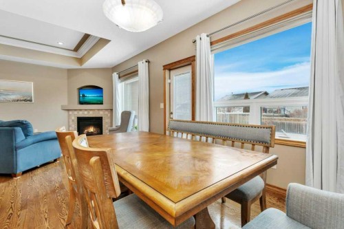 134 Lougheed Close, Red Deer, AB - Indoor With Fireplace