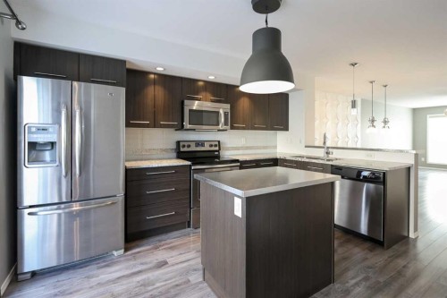 608-30 Carleton Avenue, Red Deer, AB - Indoor Photo Showing Kitchen With Stainless Steel Kitchen With Upgraded Kitchen