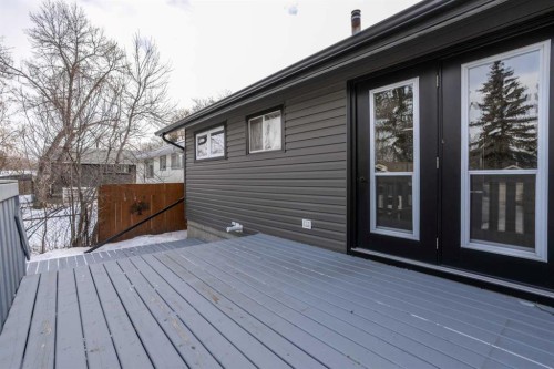 5218 53A Avenue, Camrose, AB - Outdoor With Deck Patio Veranda With Exterior