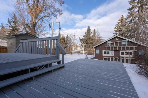 5218 53A Avenue, Camrose, AB - Outdoor With Deck Patio Veranda