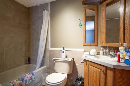5027 54 Avenue, Bashaw, AB - Indoor Photo Showing Bathroom
