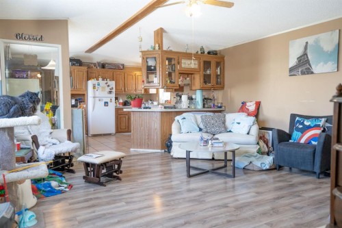5027 54 Avenue, Bashaw, AB - Indoor Photo Showing Living Room