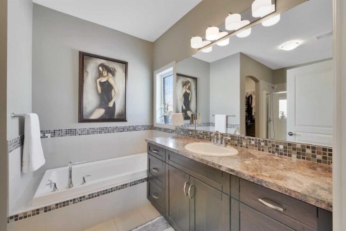 12 Rosse Place, Sylvan Lake, AB - Indoor Photo Showing Bathroom