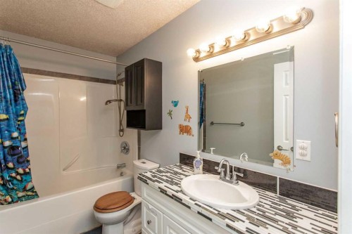 34 Iron Wolf Ridge, Lacombe, AB - Indoor Photo Showing Bathroom