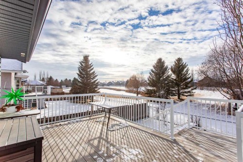 34 Iron Wolf Ridge, Lacombe, AB - Outdoor With Deck Patio Veranda