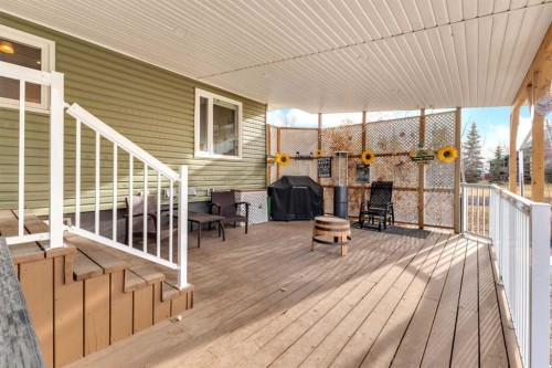 602 Partridge Drive, Pelican Point, AB - Outdoor With Deck Patio Veranda With Exterior