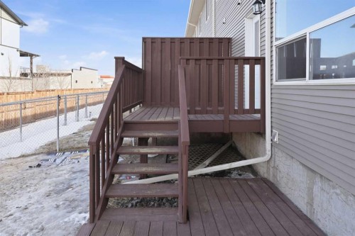 25 Winston Place, Blackfalds, AB - Outdoor With Deck Patio Veranda With Exterior