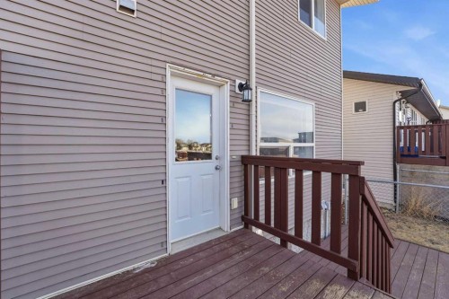 25 Winston Place, Blackfalds, AB - Outdoor With Deck Patio Veranda With Exterior