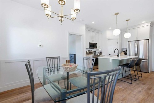 3-5324 49 Avenue, Lacombe, AB - Indoor Photo Showing Dining Room