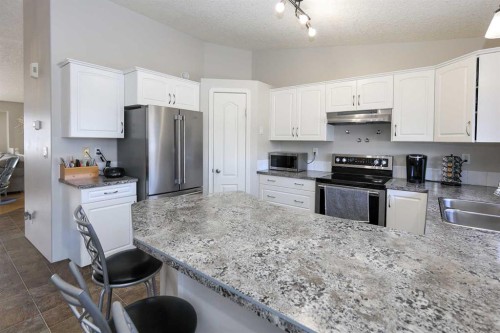 16 Durand Crescent, Red Deer, AB - Indoor Photo Showing Kitchen With Stainless Steel Kitchen With Double Sink