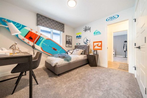 436 Bridgeport Glen, Chestermere, AB - Indoor Photo Showing Bedroom