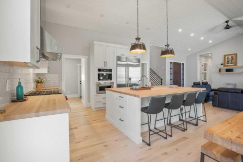 371 Last Chance Way, Norglenwold, AB - Indoor Photo Showing Kitchen With Upgraded Kitchen