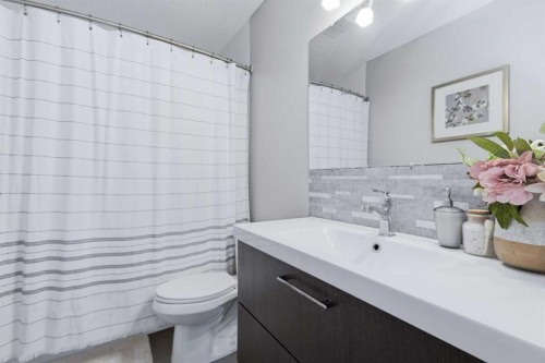 69 Willow Springs Crescent, Sylvan Lake, AB - Indoor Photo Showing Bathroom