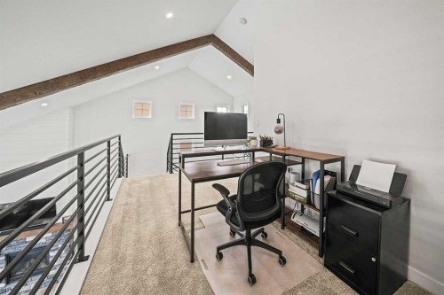 37 Arrowwood Close, Blackfalds, AB - Indoor Photo Showing Office