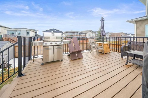 37 Arrowwood Close, Blackfalds, AB - Outdoor With Deck Patio Veranda With Exterior