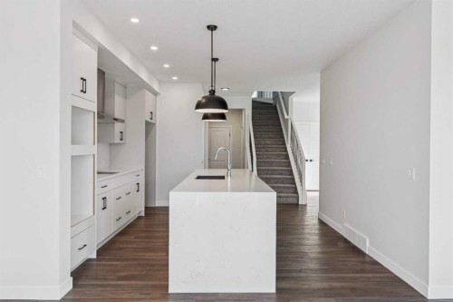 215 Sora Terrace Se, Calgary, AB - Indoor Photo Showing Kitchen