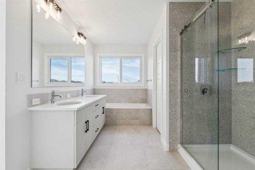 215 Sora Terrace Se, Calgary, AB - Indoor Photo Showing Bathroom