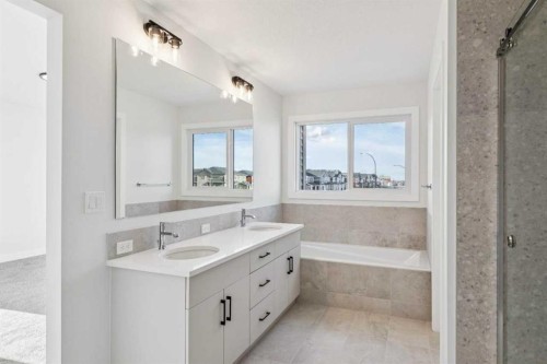 215 Sora Terrace Se, Calgary, AB - Indoor Photo Showing Bathroom