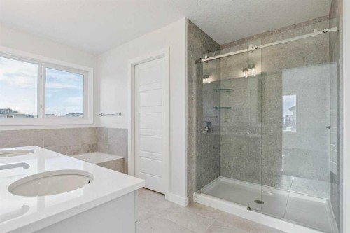 215 Sora Terrace Se, Calgary, AB - Indoor Photo Showing Bathroom
